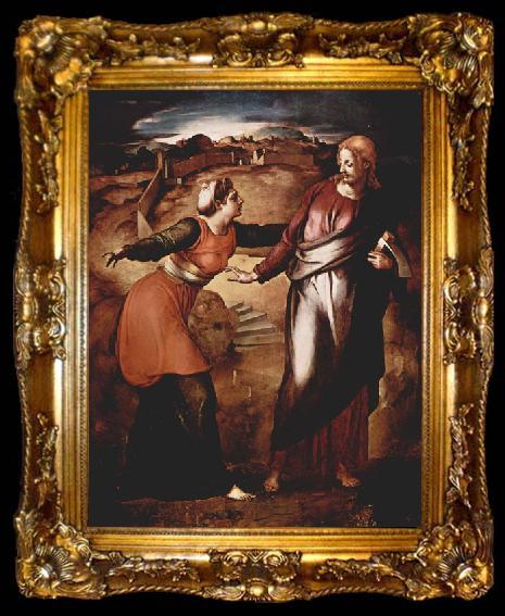 framed  Jacopo Pontormo Noli me tangere, ta009-2